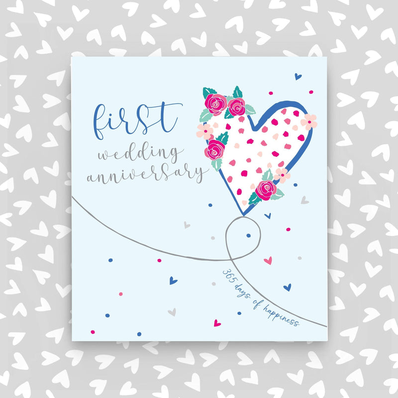 1st Wedding Anniversary Card (A15)