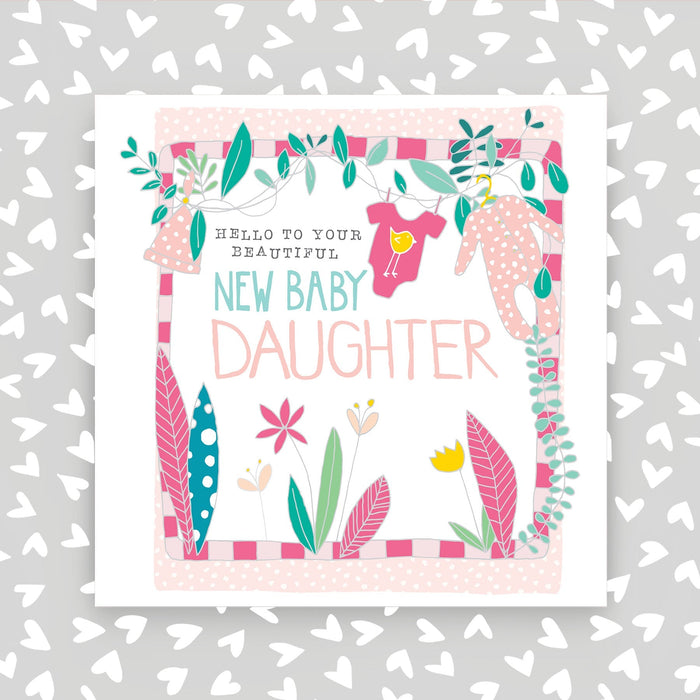 Beautiful New Baby Daughter Card (AB25)