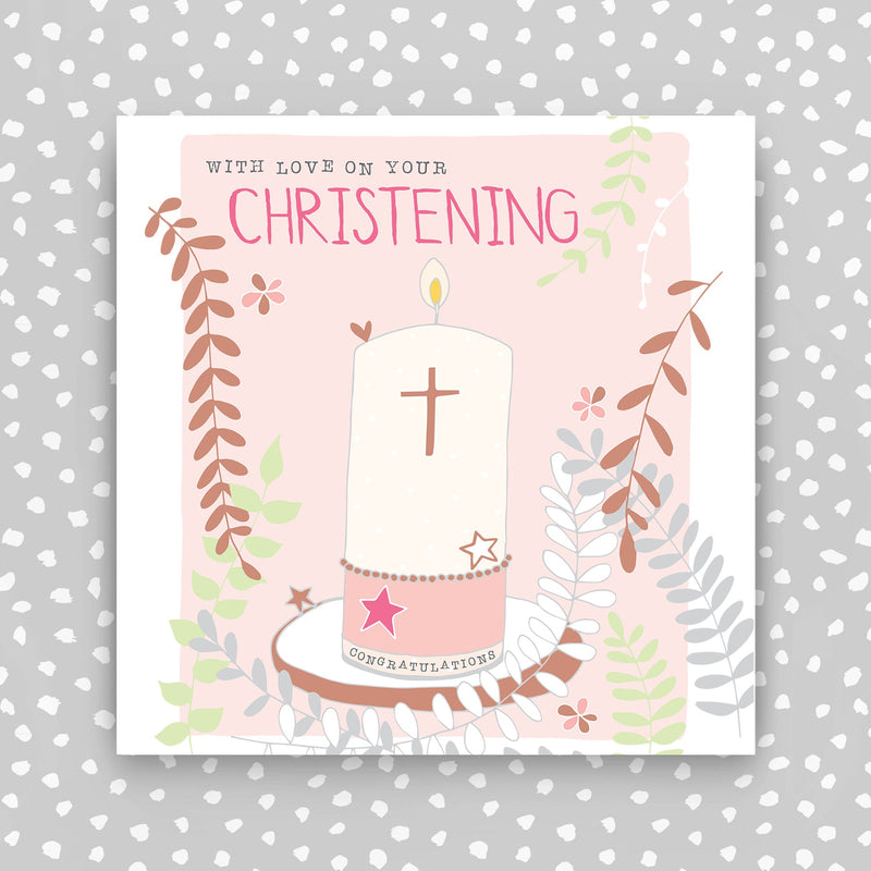 Girl Christening Card (AB27)