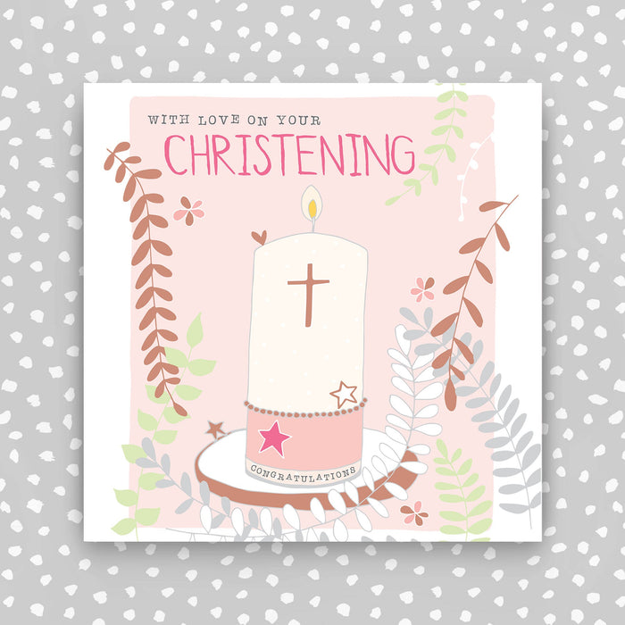 Girl Christening Card (AB27)