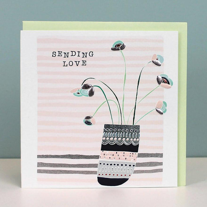 Sending Love thinking of you card (BG29 - Available as a single card or pack of 4)