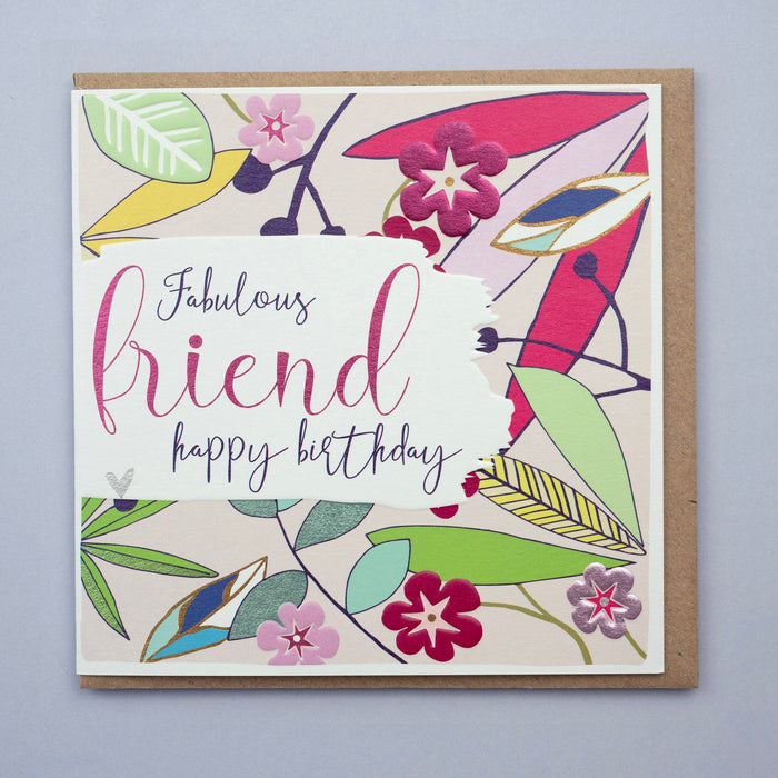 Fabulous Friend - Birthday Card (BS03)