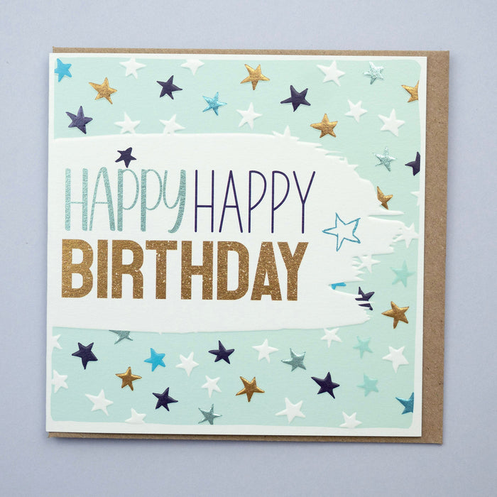 Happy Happy Birthday Card (BS11)
