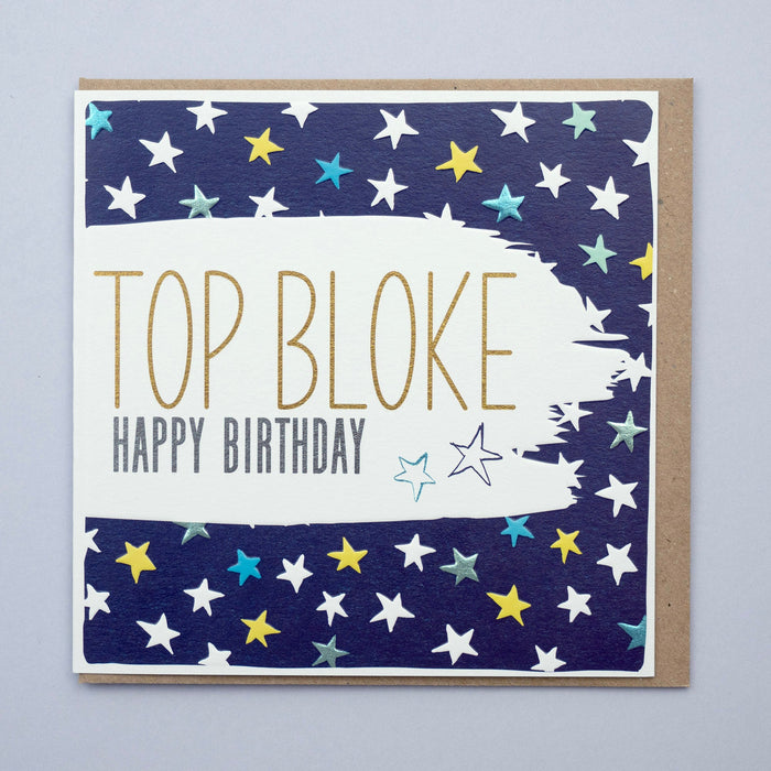Top Bloke - Happy Birthday Card (BS17)