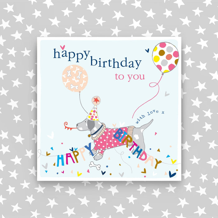 Birthday card - Sausage Dog (CB106)