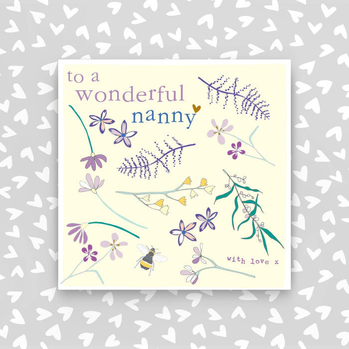 To a wonderful Nanny card (CB133)