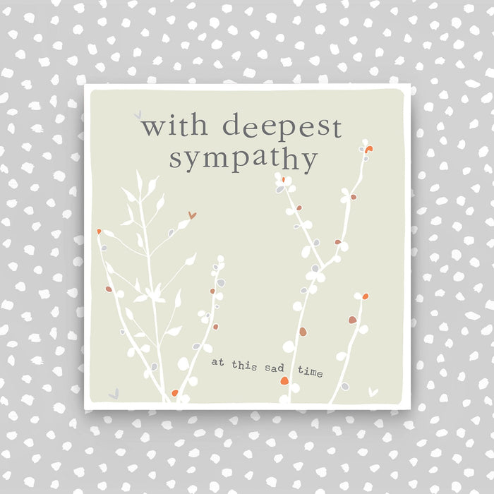 With deepest sympathy card - at this sad time (CB139)