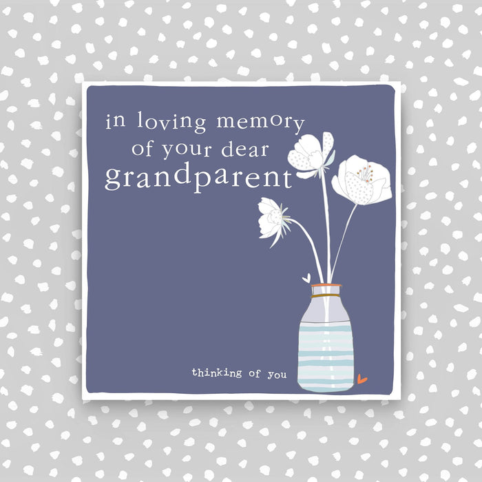 In loving memory of your grandparent  - Sympathy card (CB153)