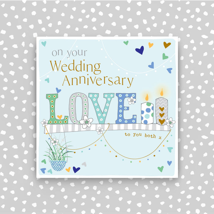On Your Wedding Anniversary Card - Love (CB198)