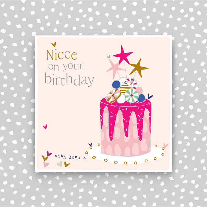 Happy Birthday Niece Card - Cake (CB208)