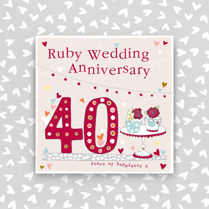 40th Wedding Anniversary Card (CB52)