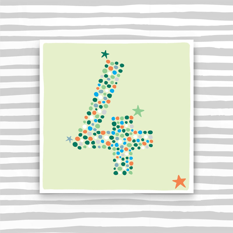 4th Birthday Card - Boy (CB77)