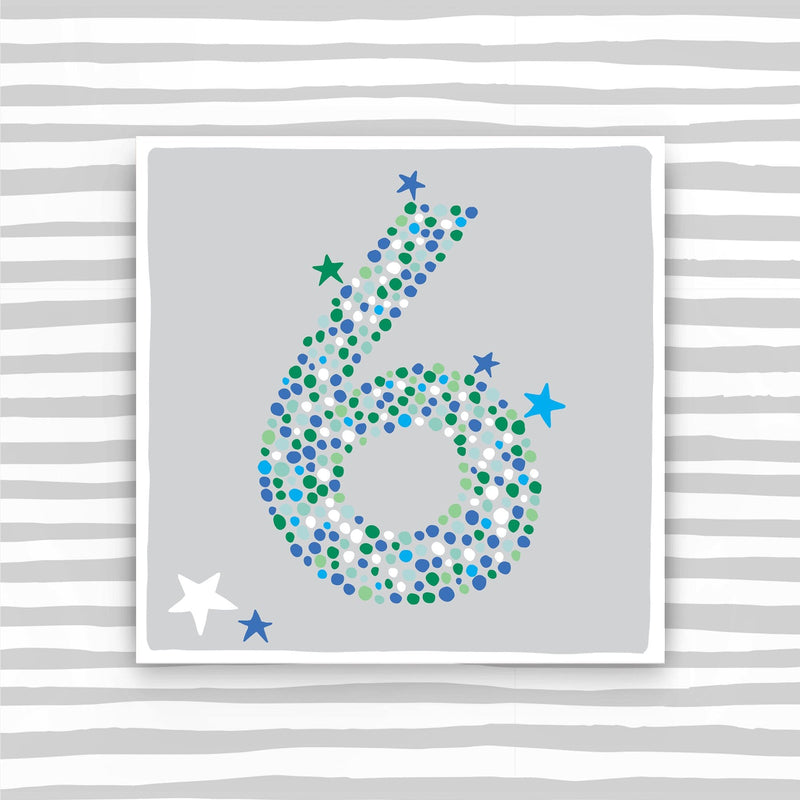 6th Birthday Card - Boy (CB79)