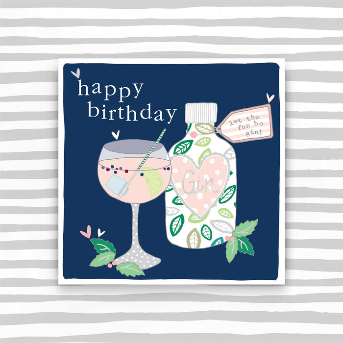 Happy Birthday card- Gin (CB97)