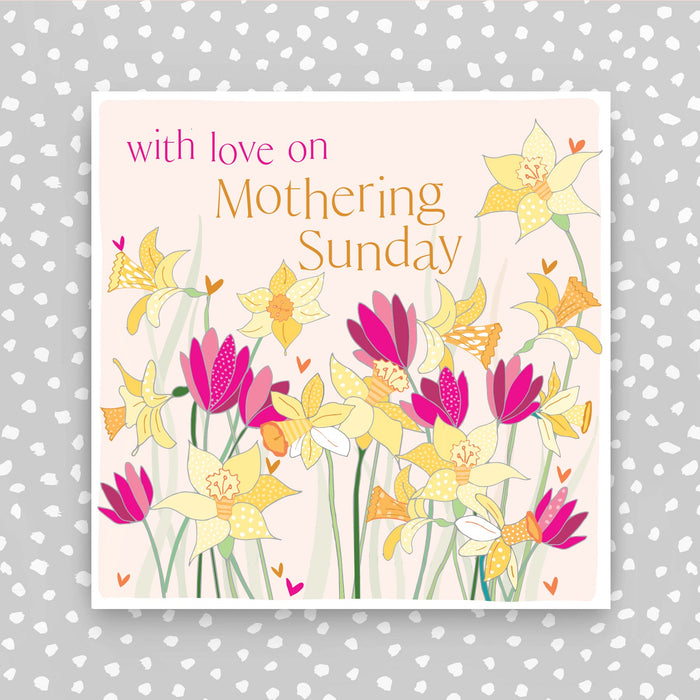 Mothering Sunday with love Daffodils Card (FB159)