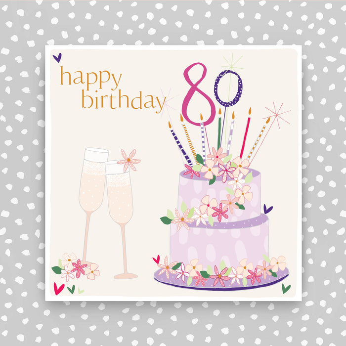 80th Birthday Card (FB177)