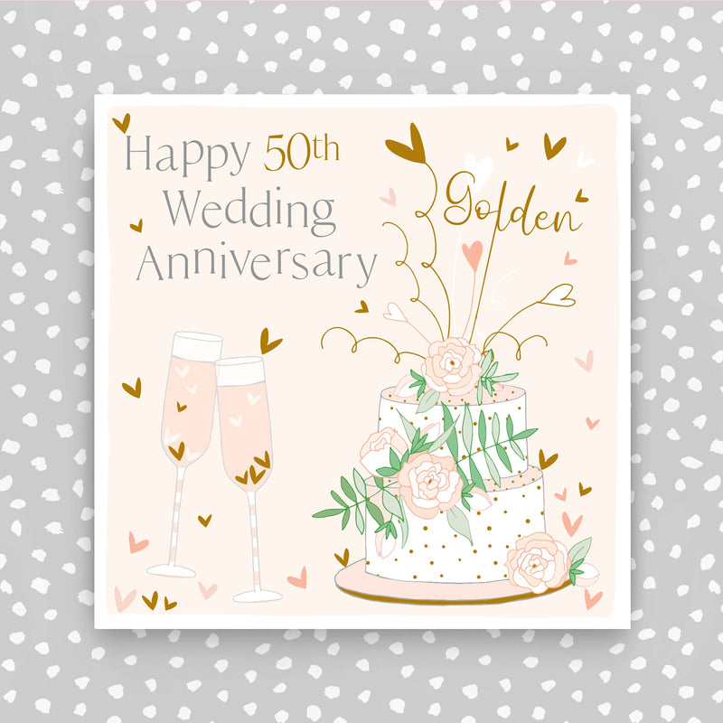 50th Wedding Anniversary Card (FB201)