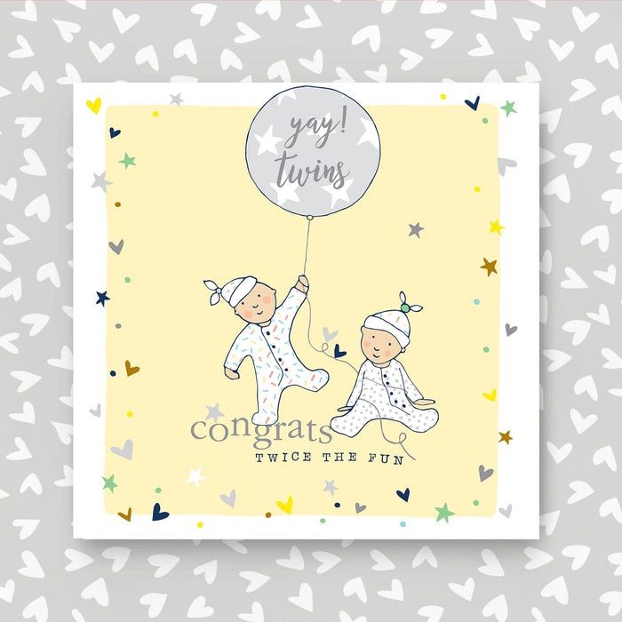 Congrats New Baby Twins Card (GC08)