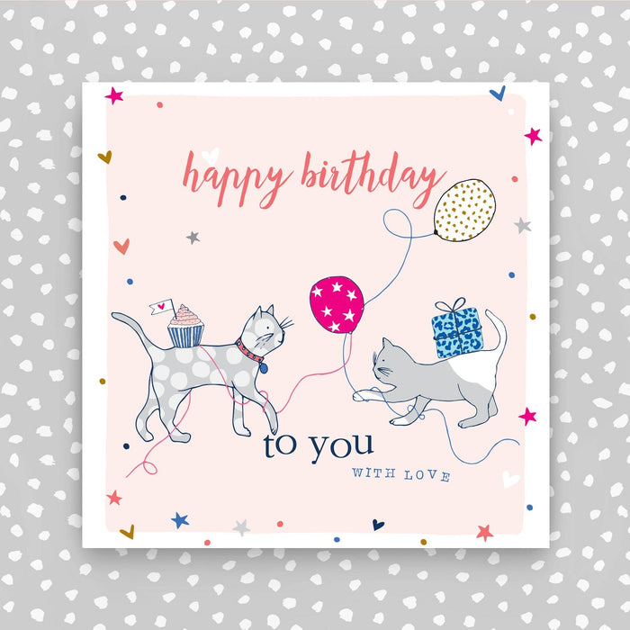 Happy Birthday Card - Cats (GC15)