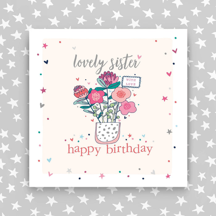 Lovely Sister card - Happy Birthday (GC27)