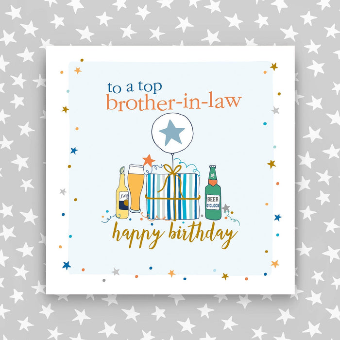 To a top Brother-in-law - Happy Birthday card  (GC38)