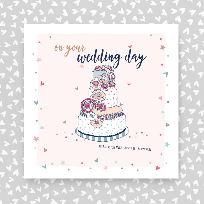On your Wedding Day card - Cake (GC42)