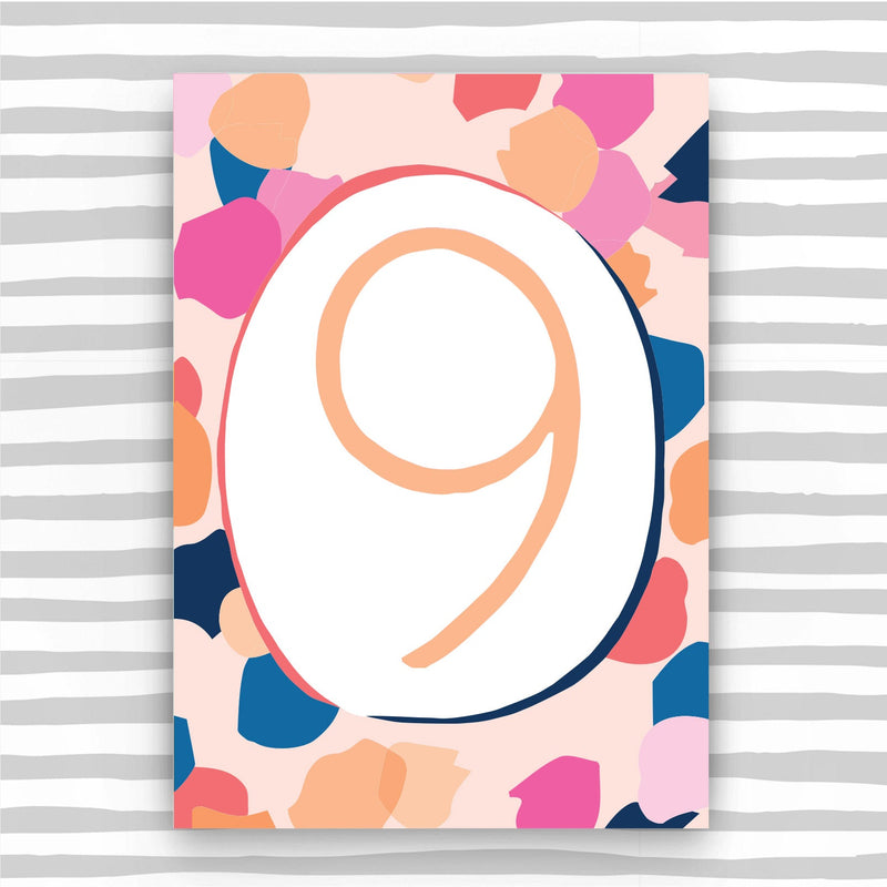 Girl Aged 9 Card (HB25)