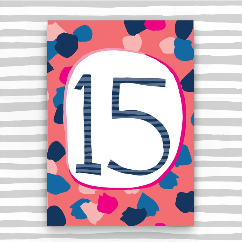 Girl Aged 15 Card (HB31)