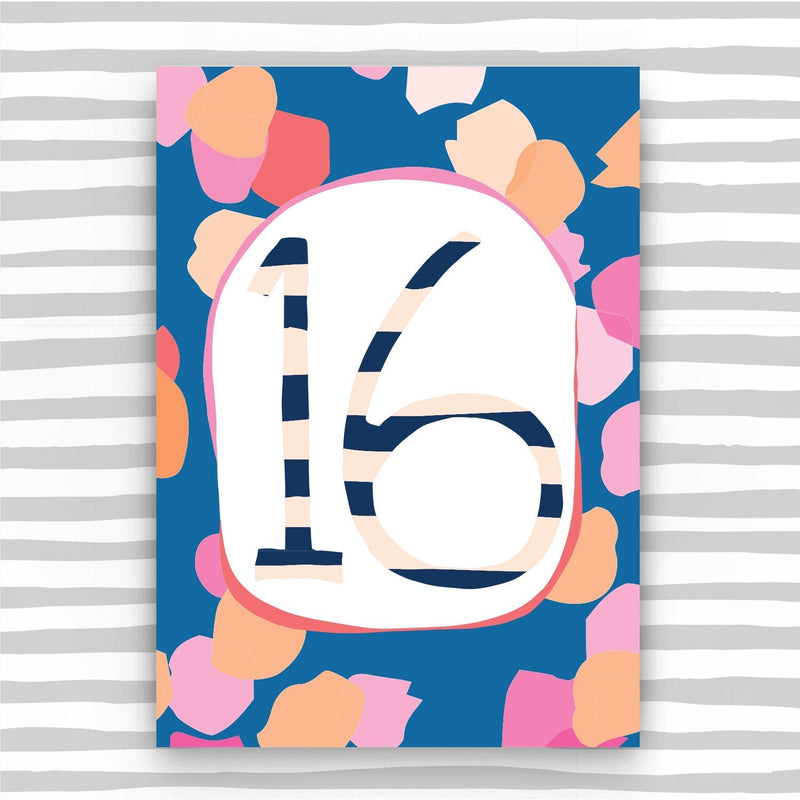 Girl Aged 16 Card (HB32)