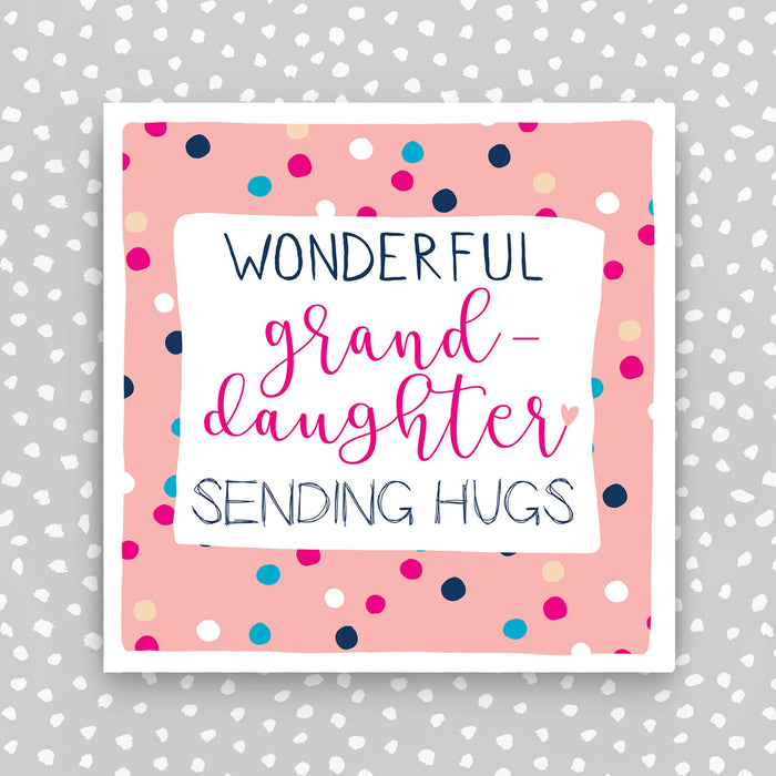 Granddaughter Card - Sending Hugs  (IR140)