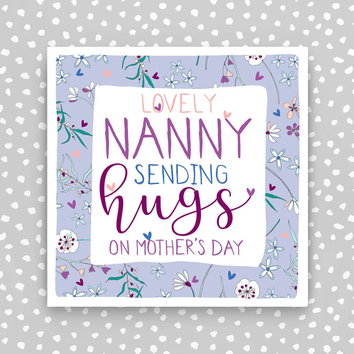 Seasonal Events_Mother's Day card for Nanny- sending hugs (IR163)