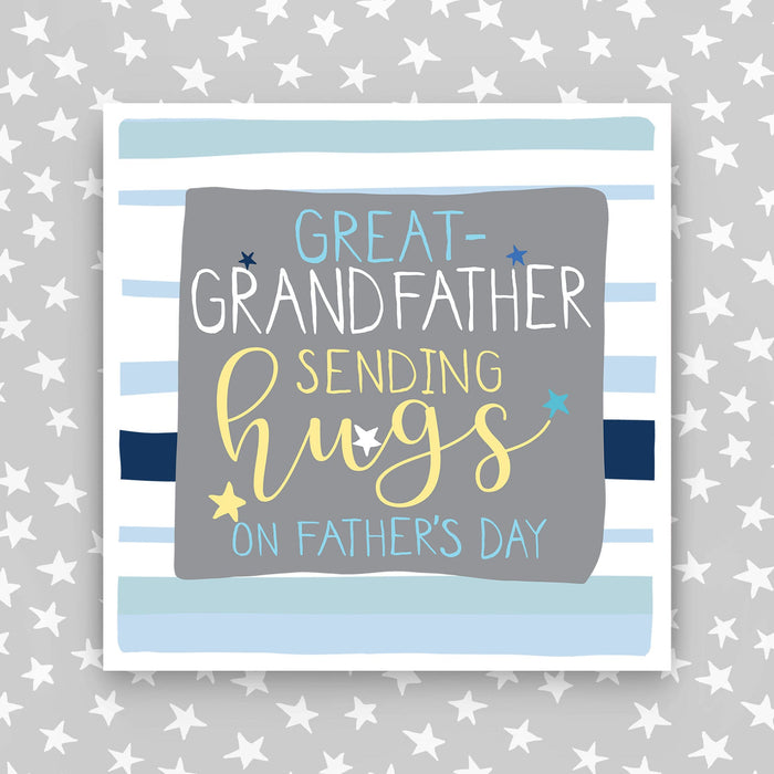 Great-grandfather Occasion_Father's Day card - sending hugs (IR174)