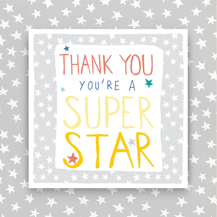 Thank You Card - You're a Super Star (IR176)
