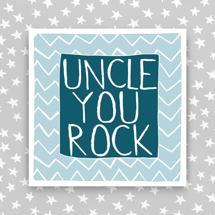 Uncle Birthday Card -Uncle You Rock (IR20)