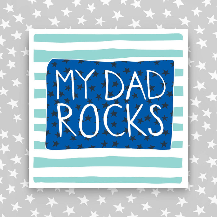Dad Birthday Card -My Dad Rocks (IR35)