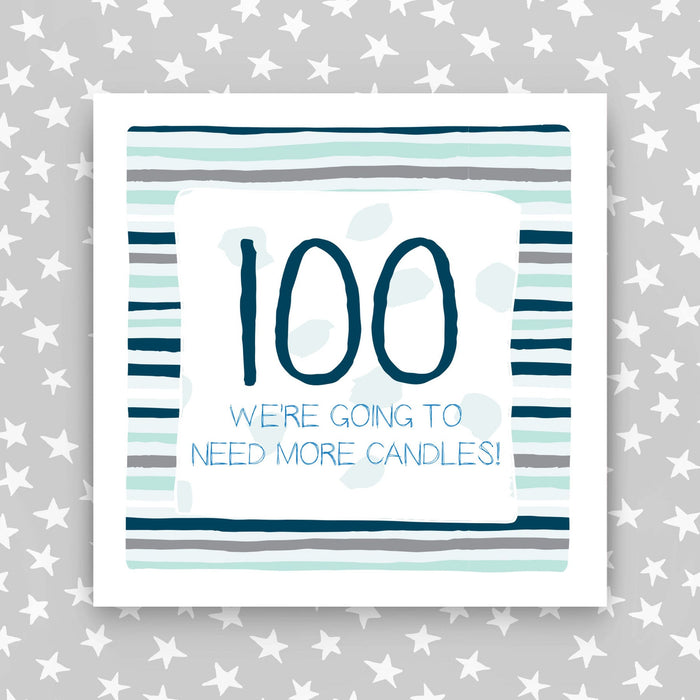 100th Birthday Card - We're going to need more candles (IR76)