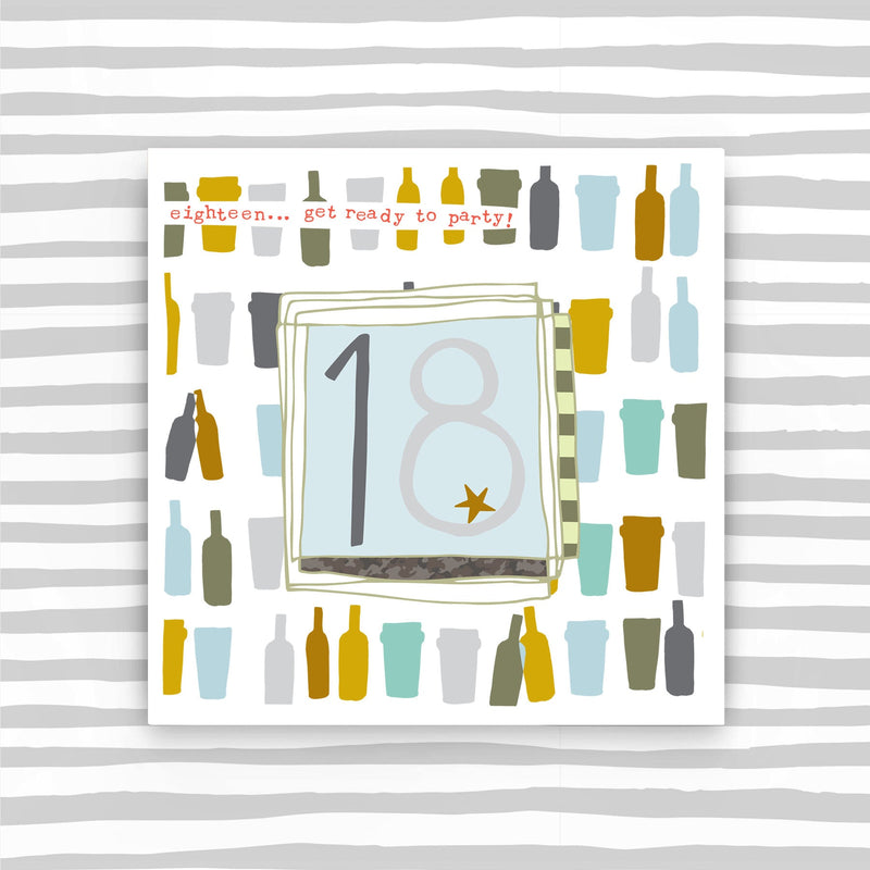 Male 18th Birthday Card (LF04)