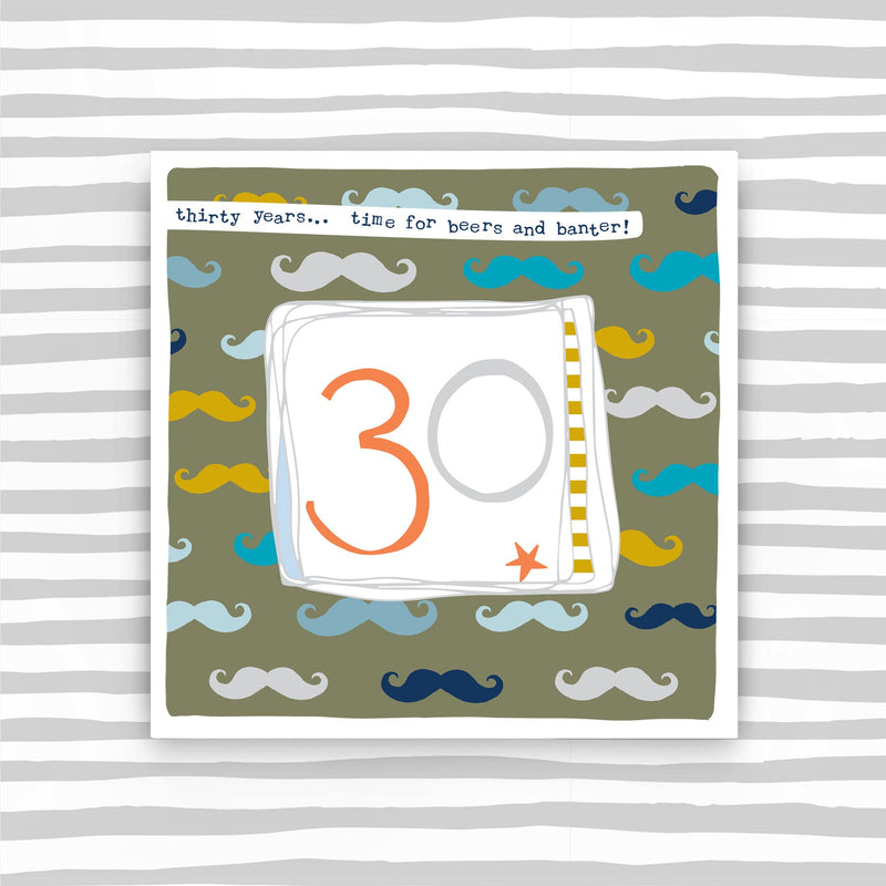 Male 30th Birthday Card (LF06)
