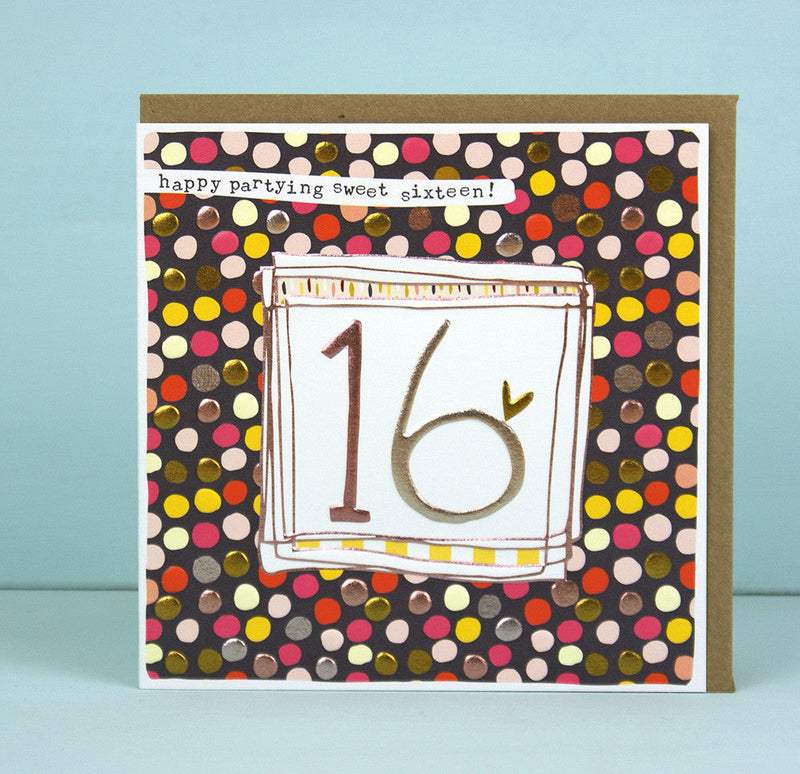 Girl Age_16th Birthday Card (LF13)
