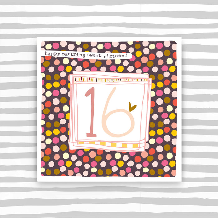 Girl Age_16th Birthday Card (LF13)