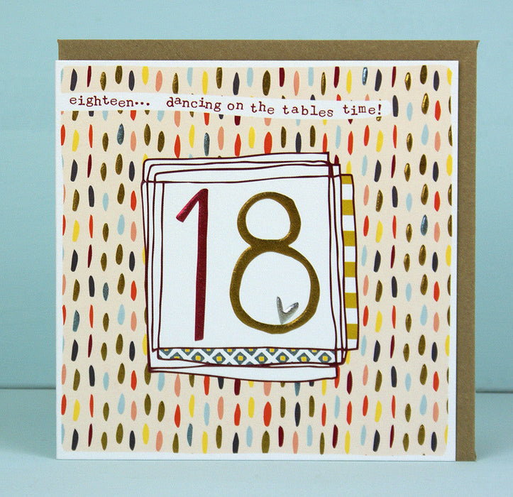 Female 18th Birthday Card (LF14)