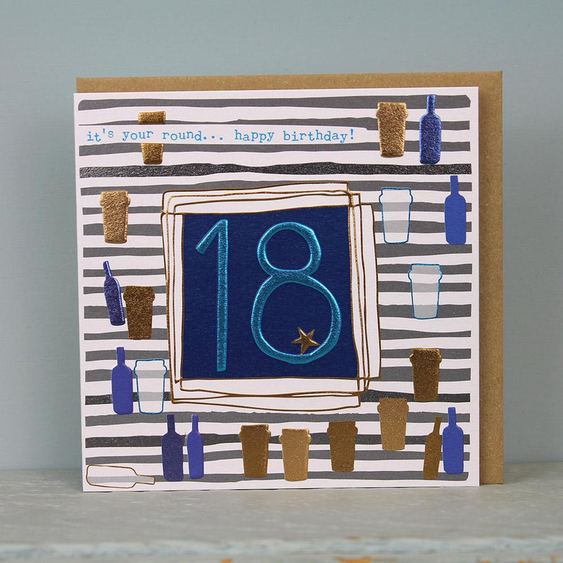 Male 18th Birthday Card (LF90)