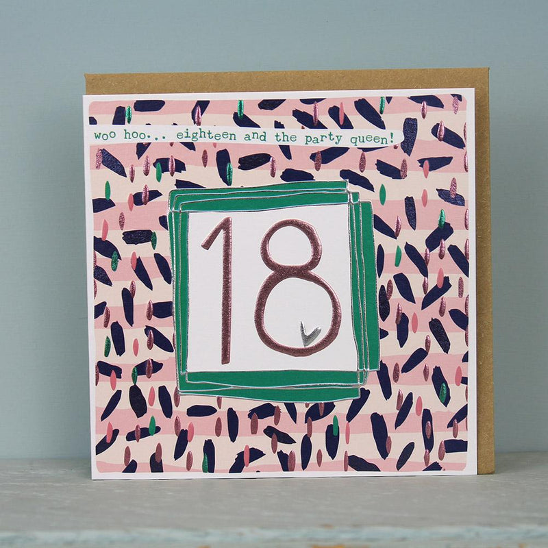 Female 18th Birthday Card (LF96)