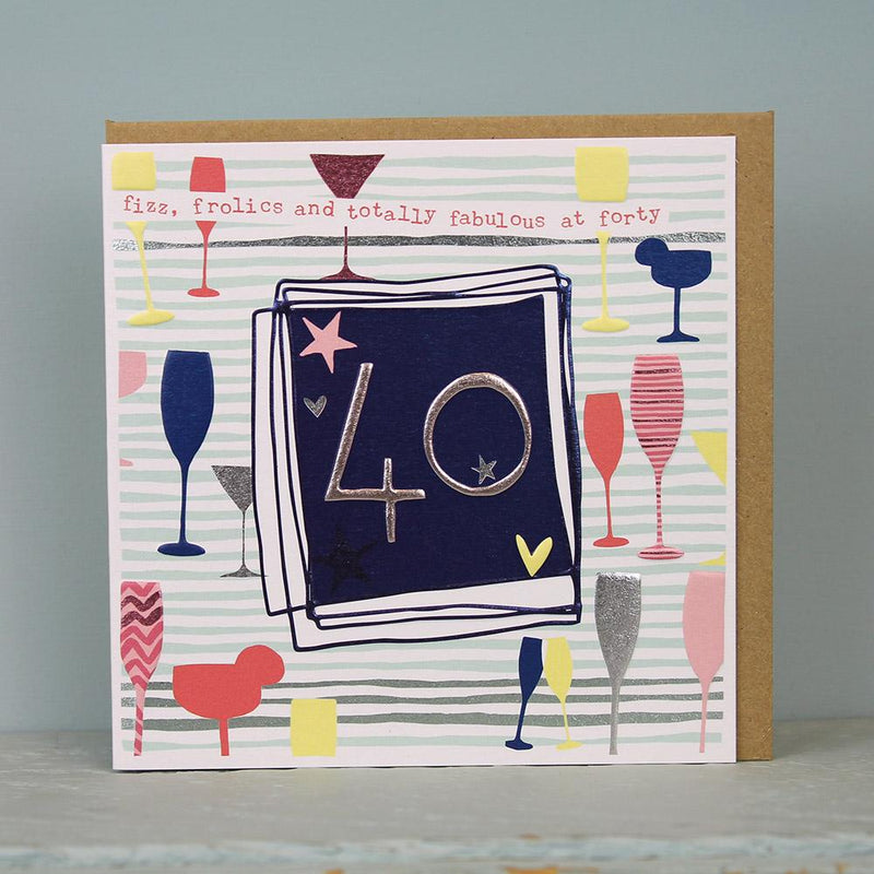 Female 40th Birthday Card (LF98)