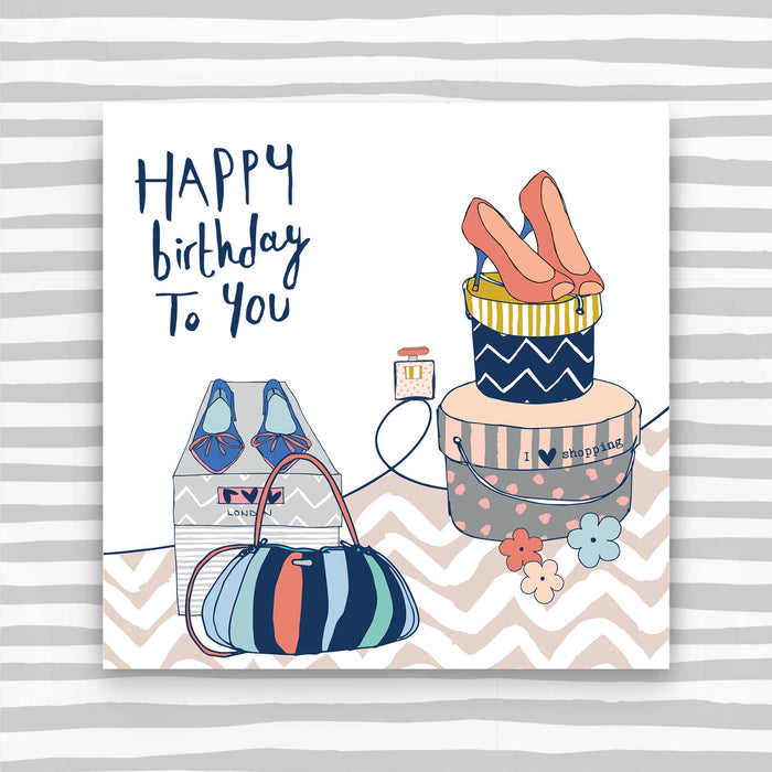 Greeting Card | Happy Birthday Card - Ballet Shoes Design | Molly Mae