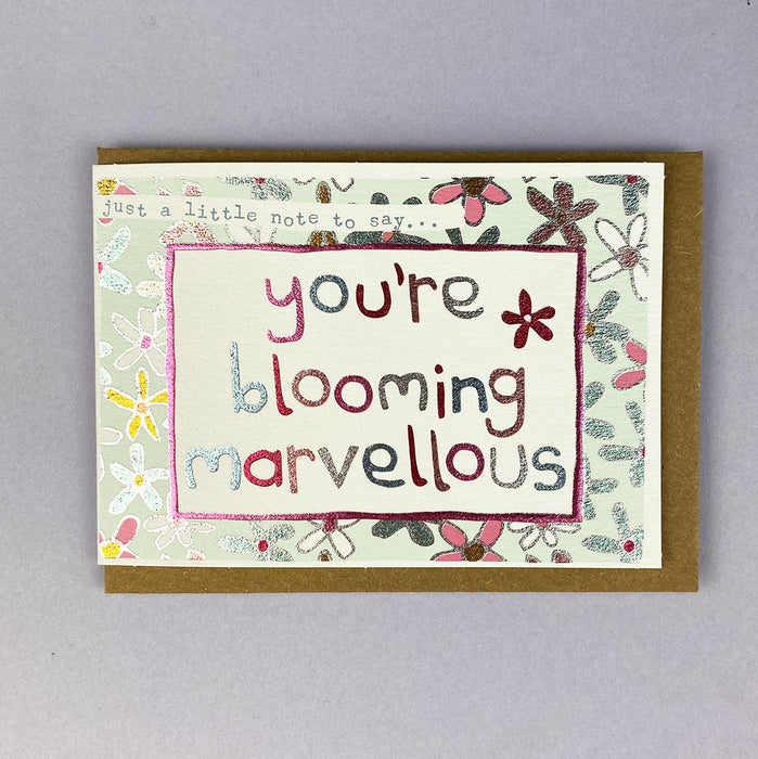 Mini Card - You're Blooming Marvellous