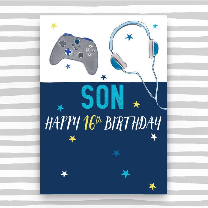 Son 16th Birthday Card (NSS01)