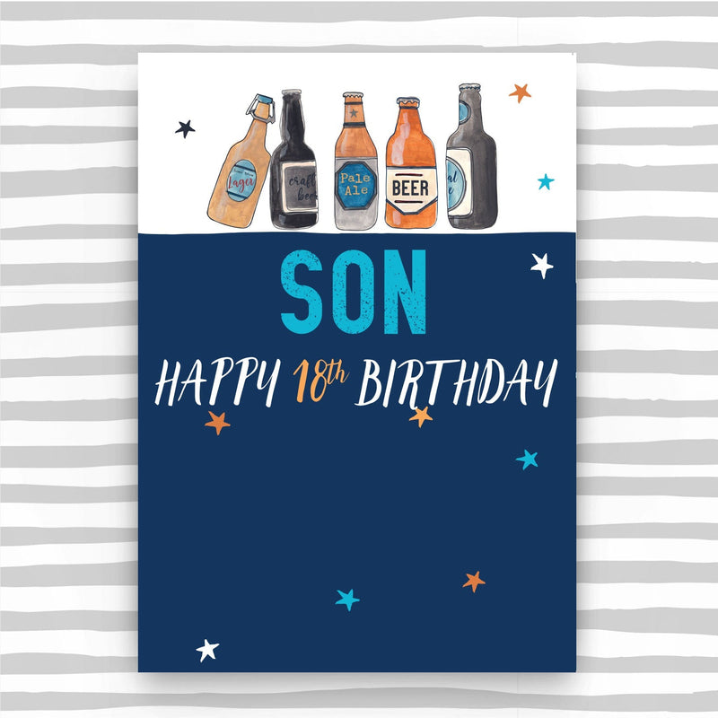 Son 18th Birthday Card (NSS05)