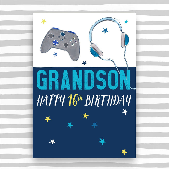 Grandson 16th Birthday Card (NSS10)
