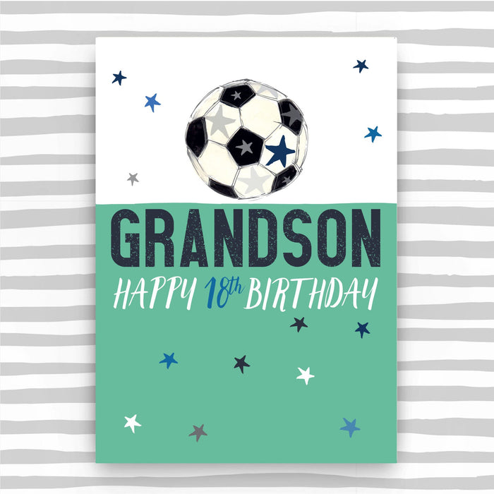Grandson 18th Birthday Card (NSS11)